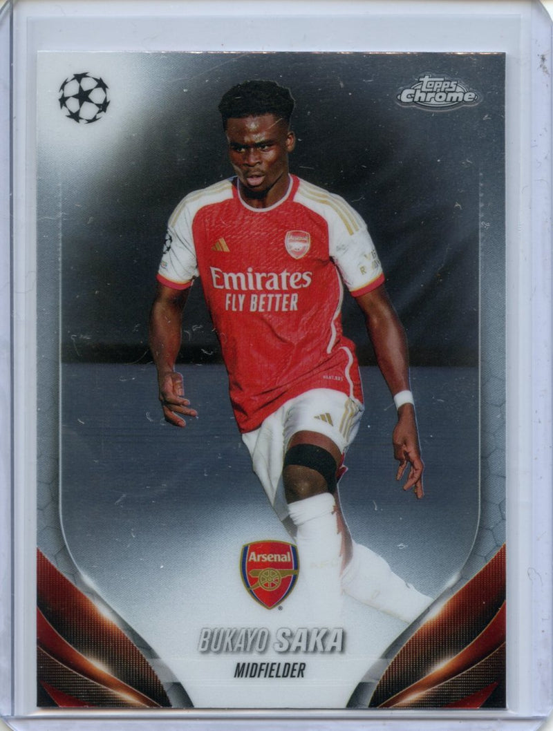 2023-24 Topps Chrome UEFA Bukayo Saka