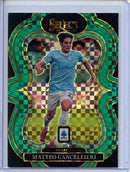 2025-26 Panini Select Serie A Matteo Cancellieri Mezzanine Teal Checker