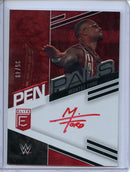 2023 Panini Donruss Elite WWE Montez Ford Pen Pals Red 35/49