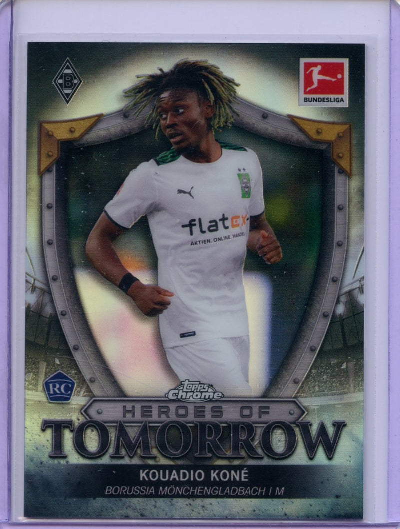 2021-22 Topps Chrome Bundesliga Soccer Kouadio Kone Heroes Of Tomorrow