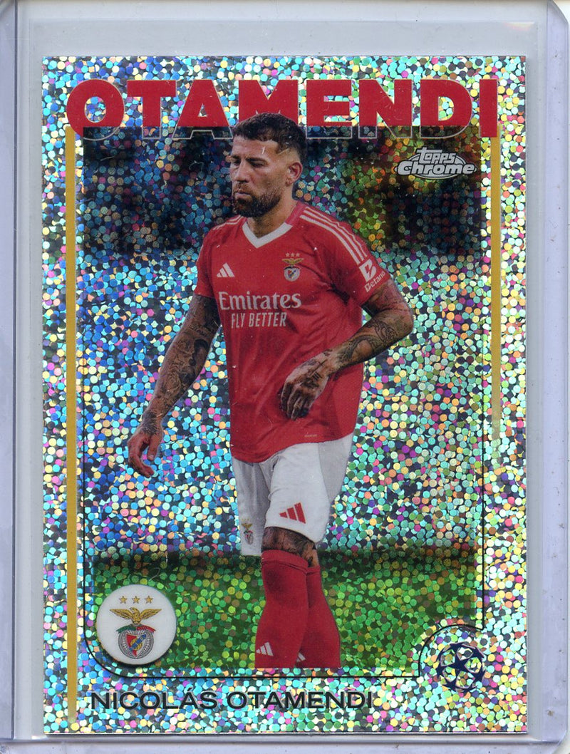 2024-25 Topps Chrome UEFA Club Comps Nicolas Otamendi Speckle