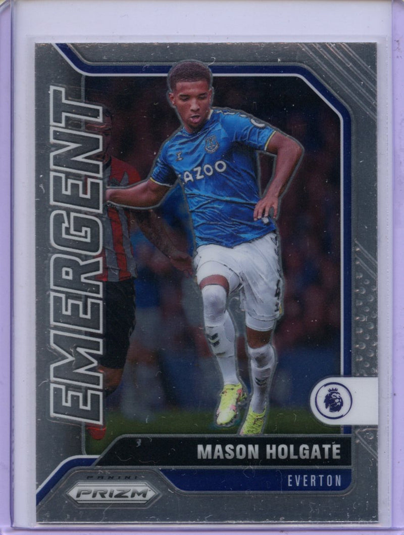 2021-22 Panini Prizm Premier League Mason Holgate Emergent