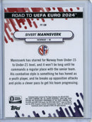 2023-24 Topps Pristine Road To Euro Sivert Mannsverk Fresh Faces