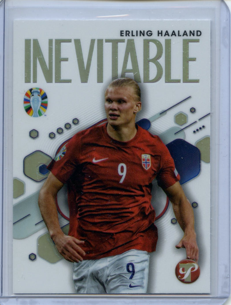 2023-24 Topps Pristine Road To Euro Erling Haaland Inevitable