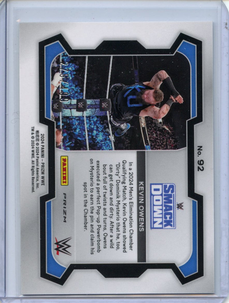 2024 Prizm WWE Kevin Owens Pulsar Prizm 275/499