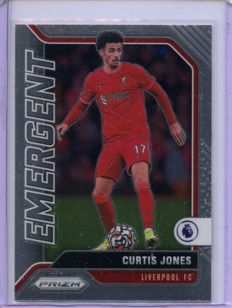 2021-22 Panini Prizm Premier League Curtis Jones Emergent