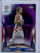 2024 Topps Chrome UEFA Euro Luka Modric Purple Lava 109/175