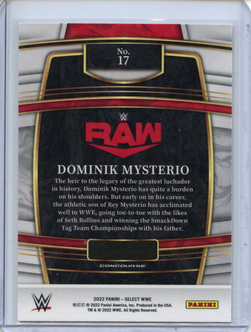 2022 Panini Select WWE Dominik Mysterio Concourse