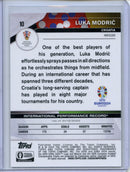 2024 Topps Chrome UEFA Euro Luka Modric Purple Lava 109/175