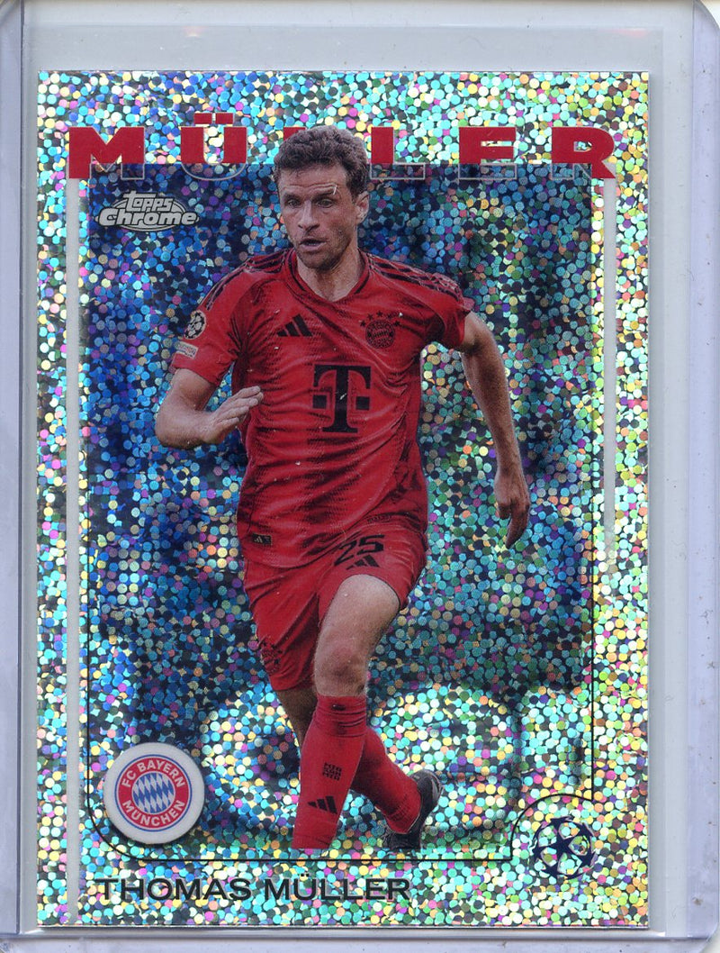 2024-25 Topps Chrome UEFA Club Comps Thomas Muller Speckle