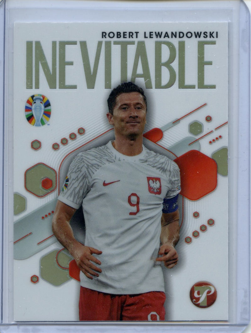 2023-24 Topps Pristine Road To Euro Robert Lewandowski Inevitable