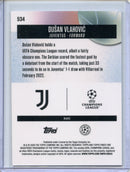 2025-26 Topps Finest UEFA Dusan Vlahovic