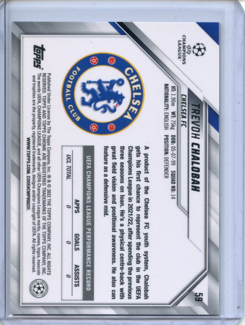 2021-22 Topps Chrome UEFA CL Trevoh Chalobah