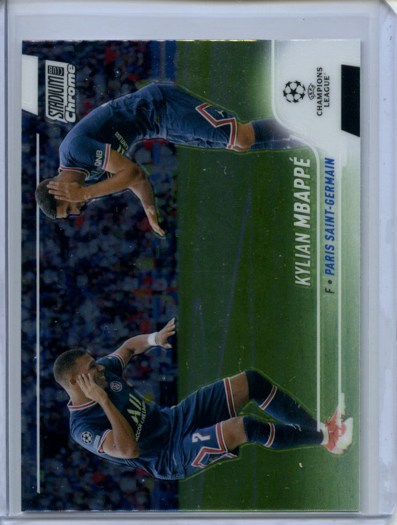 2021-22 Topps Stadium Club Chrome UEFA Champions League Kylian Mbappe