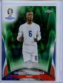 2024 Topps Chrome UEFA Euro Eduardo Camavinga Green RayWave