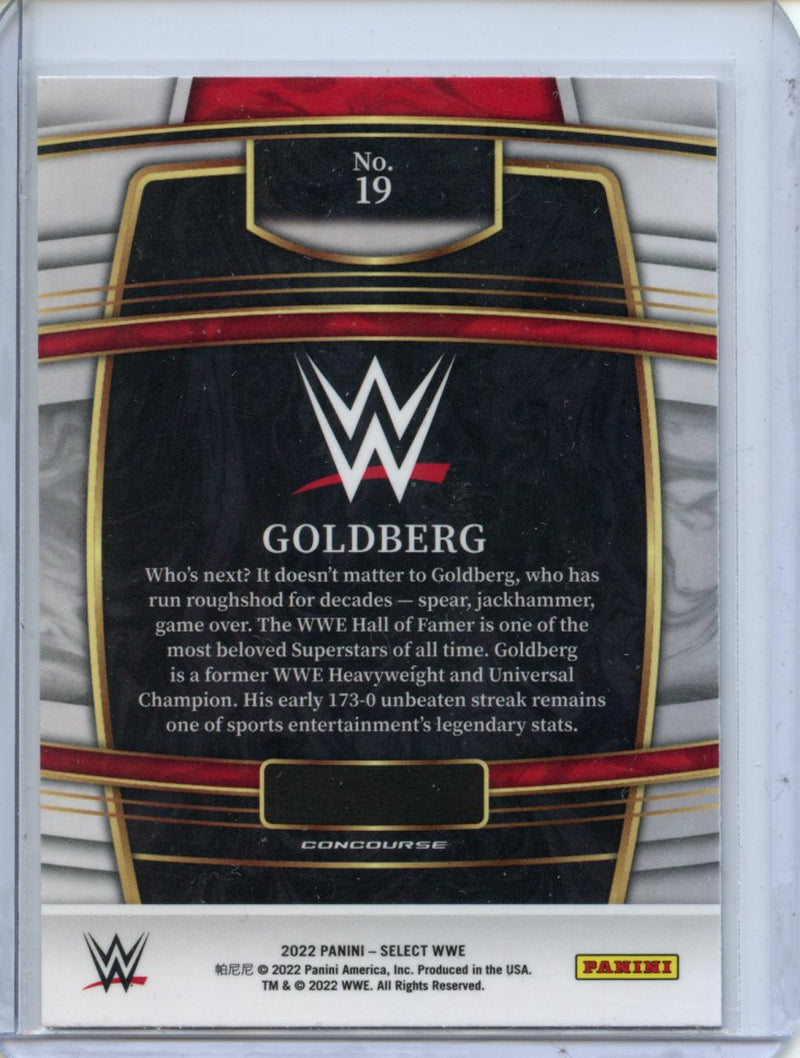 2022 Panini Select WWE Goldberg Concourse