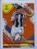 2024-25 Topps Finest UEFA Nicolo Savona Orange 18/25