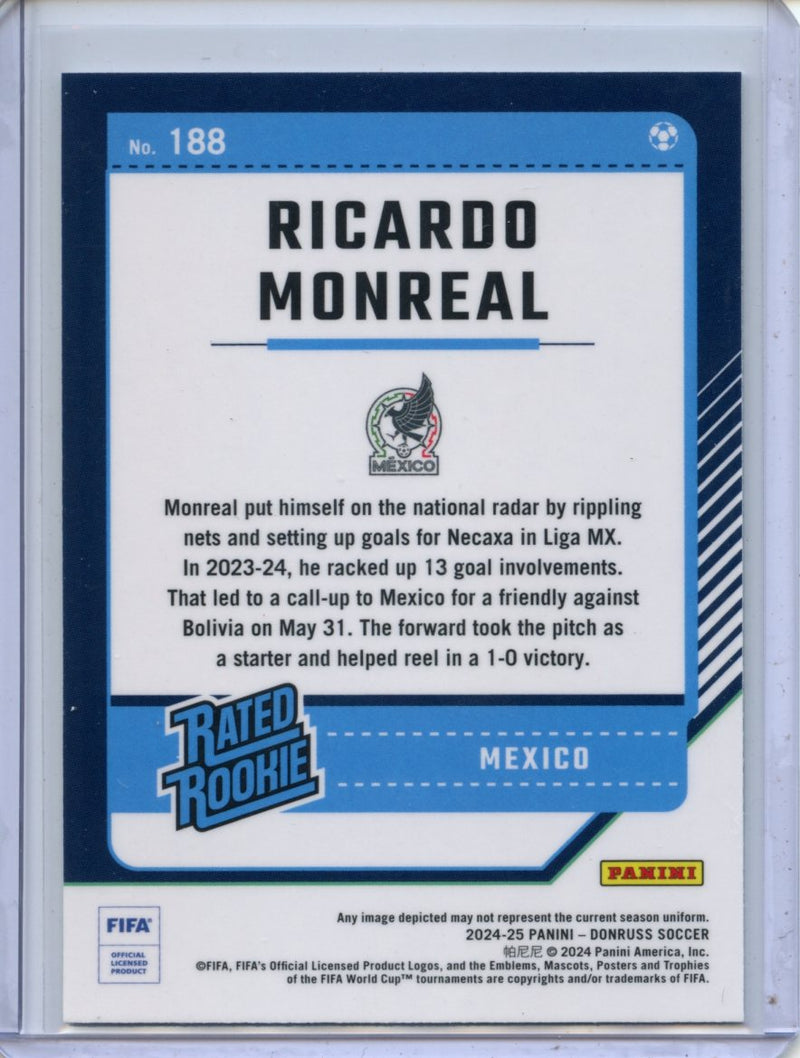 2024-25 Donruss Ricardo Monreal Optic