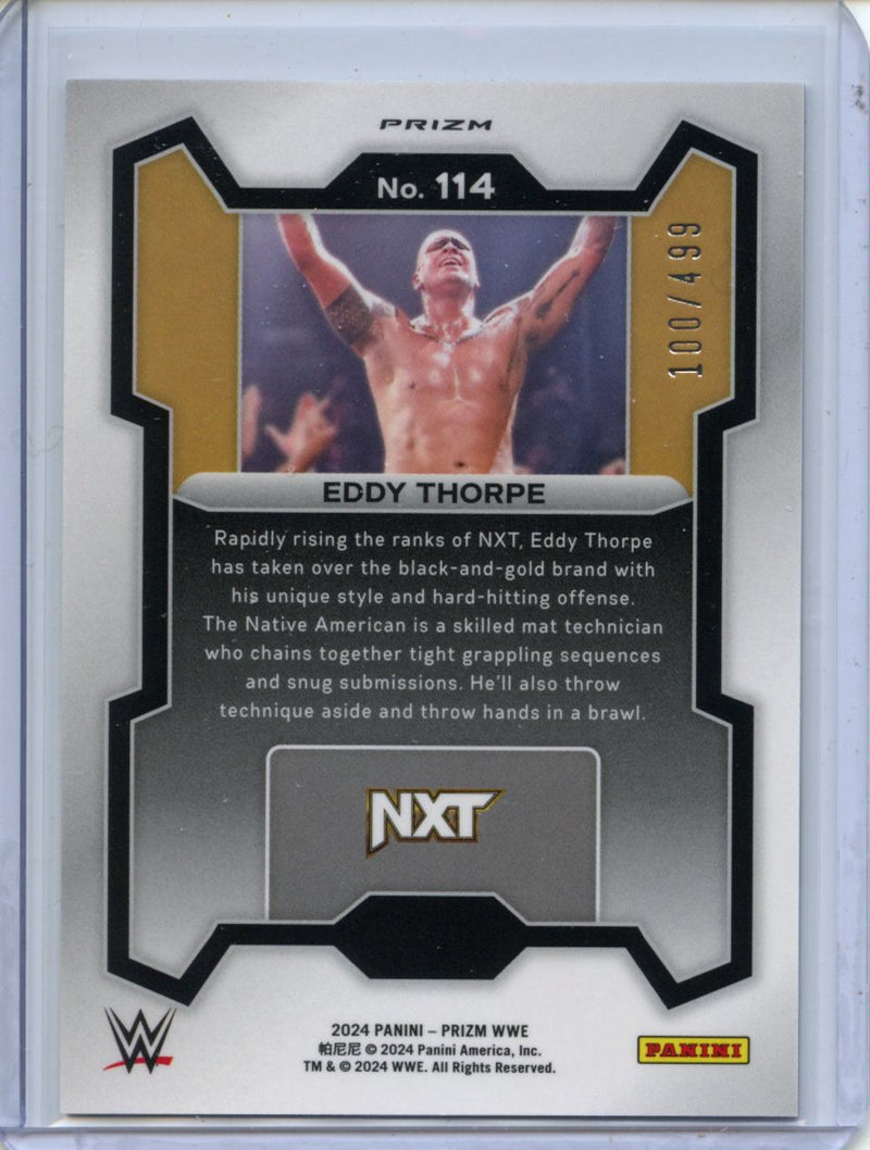 2024 Prizm WWE Eddy Thorpe Pulsar Prizm 100/499
