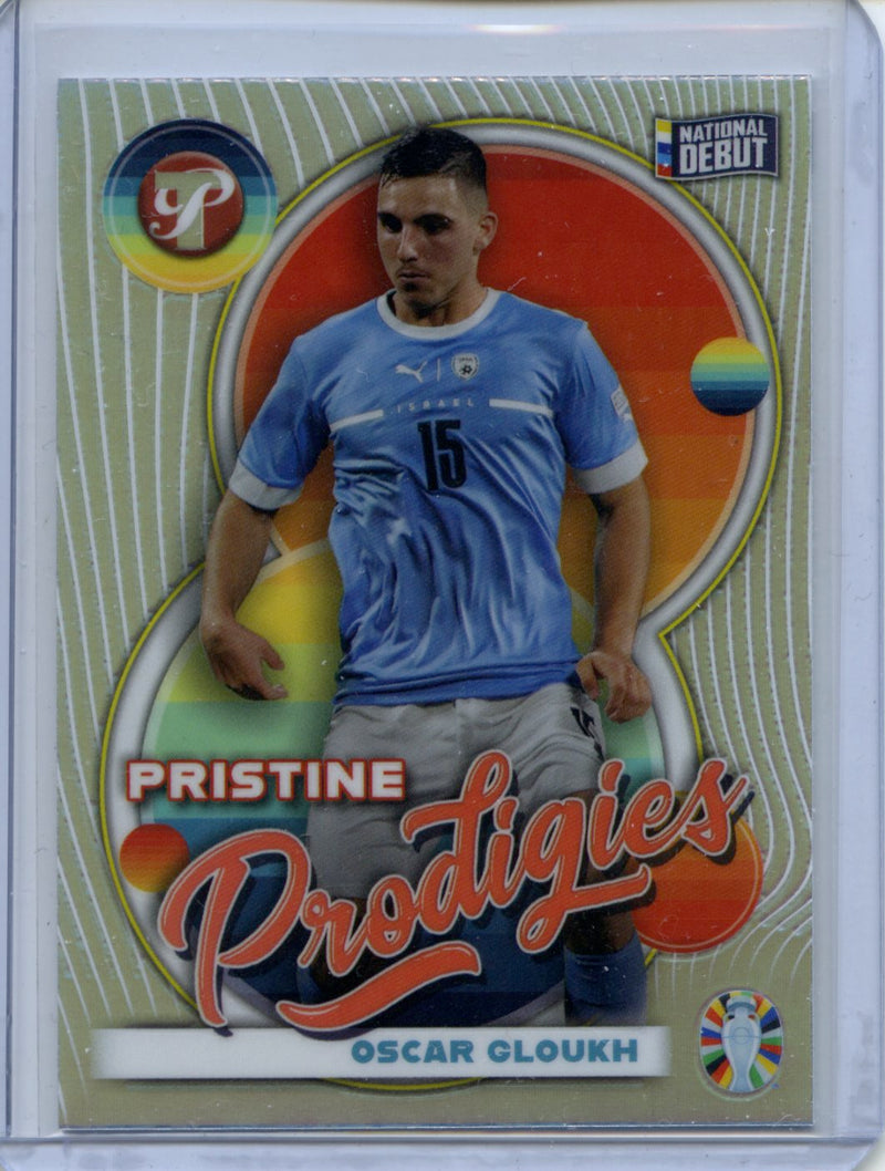 2023-24 Topps Pristine Road To Euro Oscar Gloukh Pristine Prodigies