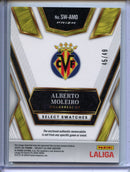 2025-26 Panini Select La Liga Alberto Moleiro Select Swatches Purple 45/49