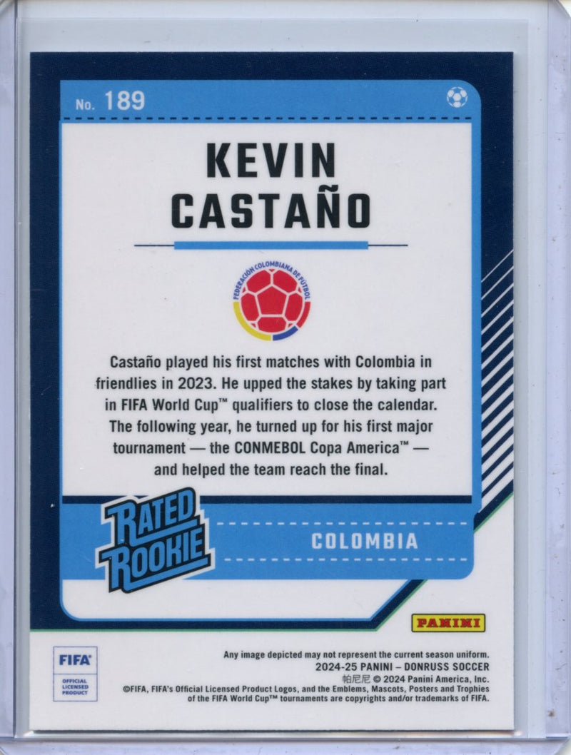 2024-25 Donruss Kevin Castano Optic