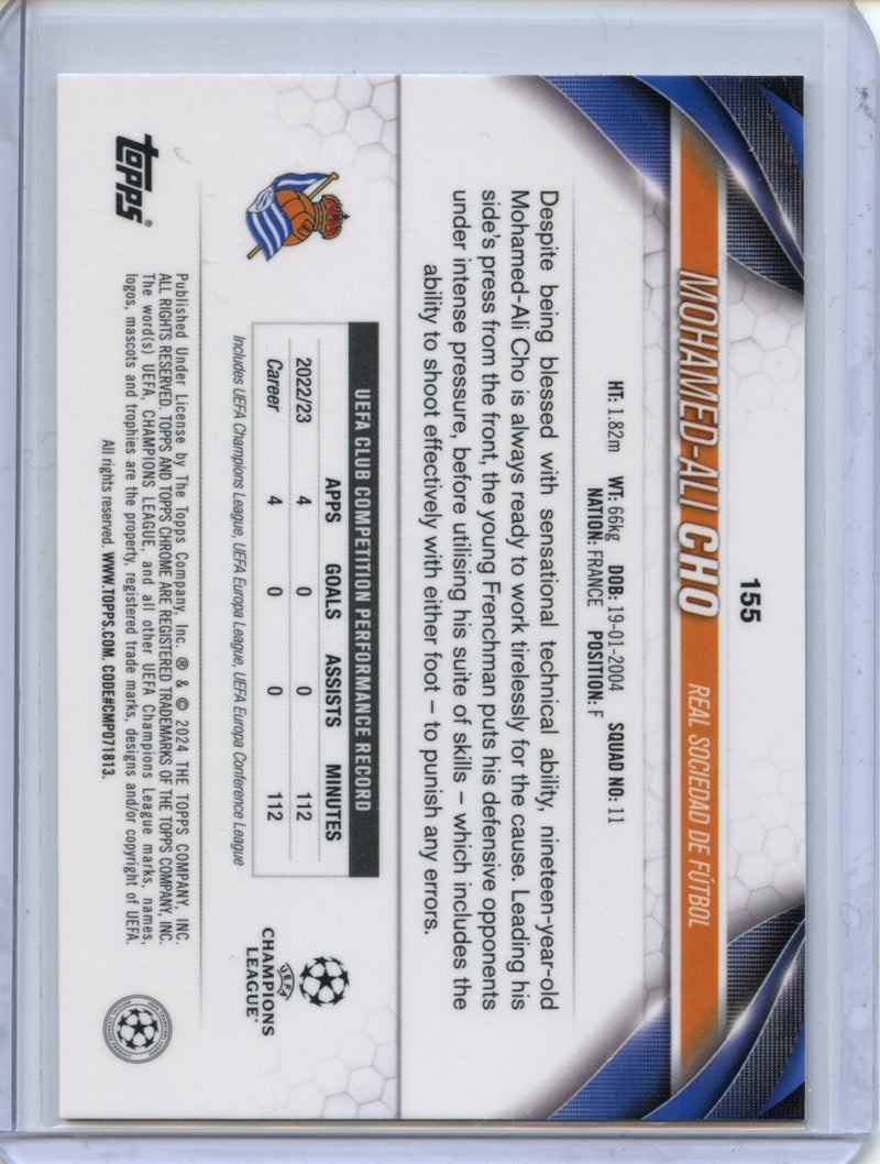 2023-24 Topps Chrome UEFA Mohamed-Ali Cho