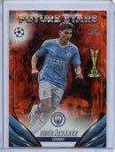 2023-24 Topps UEFA CC Julian Alvarez Inferno Foil