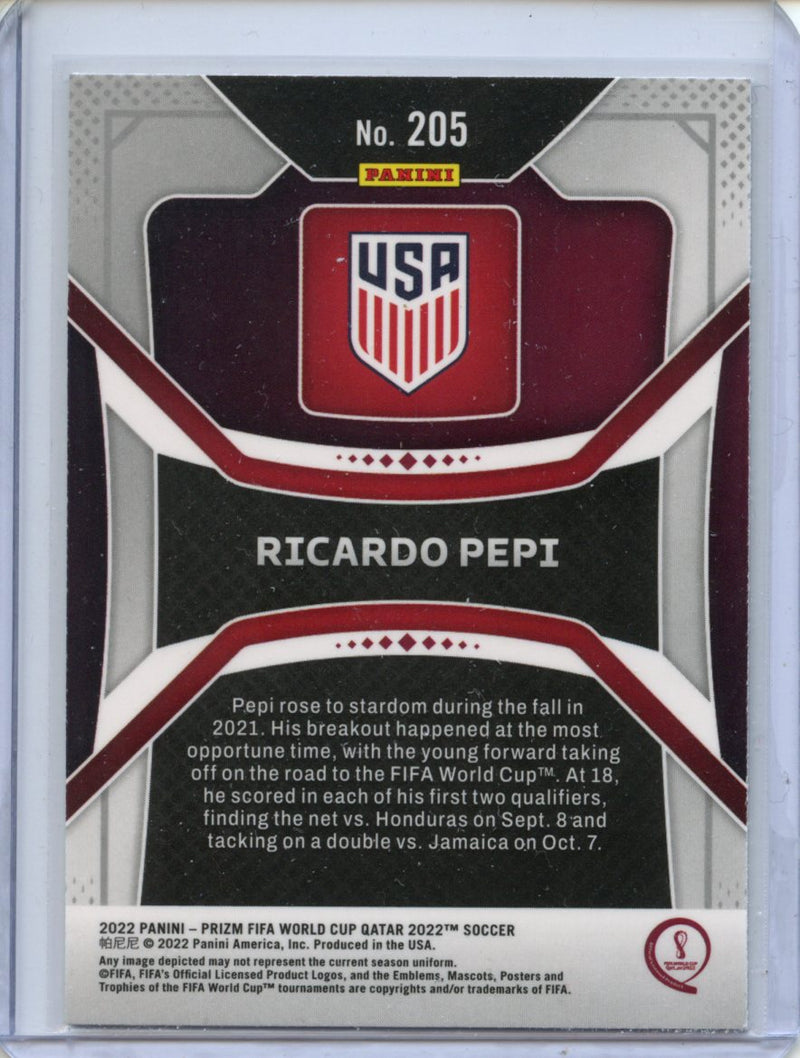 2022 Panini Prizm FIFA World Cup Qatar Ricardo Pepi