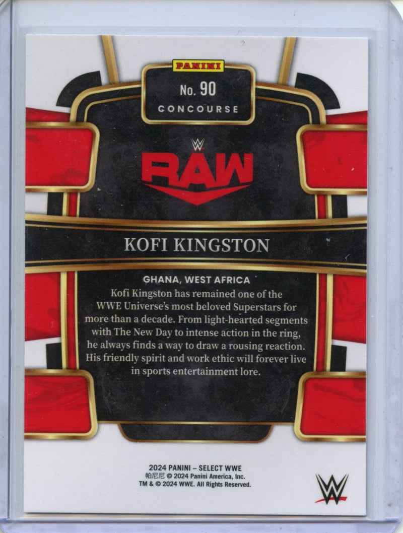 2024 Panini Select WWE Kofi Kingston Concourse