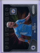 2021-22 Prizm Premier League Riyad Mahrez Fireworks