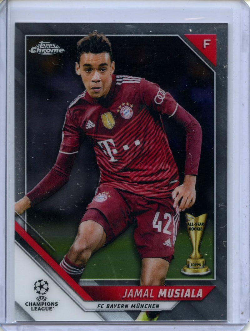 2021-22 Topps Chrome UEFA CL Jamal Musiala