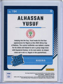2024-25 Donruss Alhassan Yusuf Optic