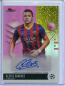 2025-26 Topps Finest UEFA Club Comps Alexis Sánchez Pink Autograph 189/250