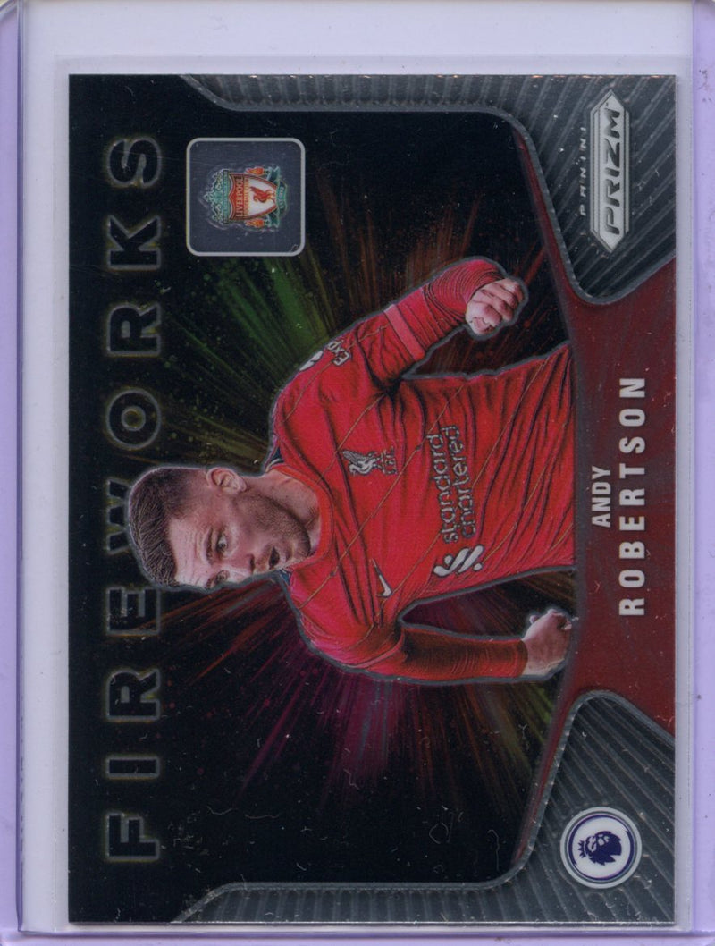 2021-22 Prizm Premier League Andy Robertson Fireworks