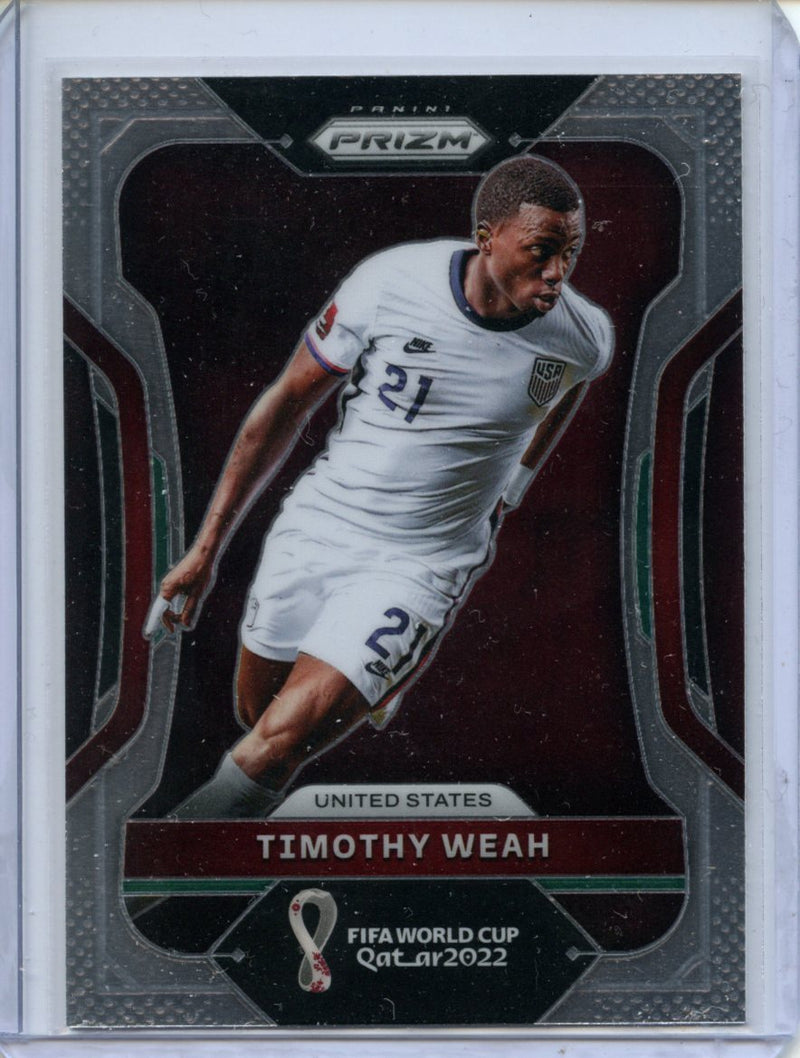 2022 Panini Prizm FIFA World Cup Qatar Timothy Weah