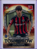 2021-22 Topps Chrome Bundesliga Soccer Zidan Sertdemir Heroes Of Tomorrow