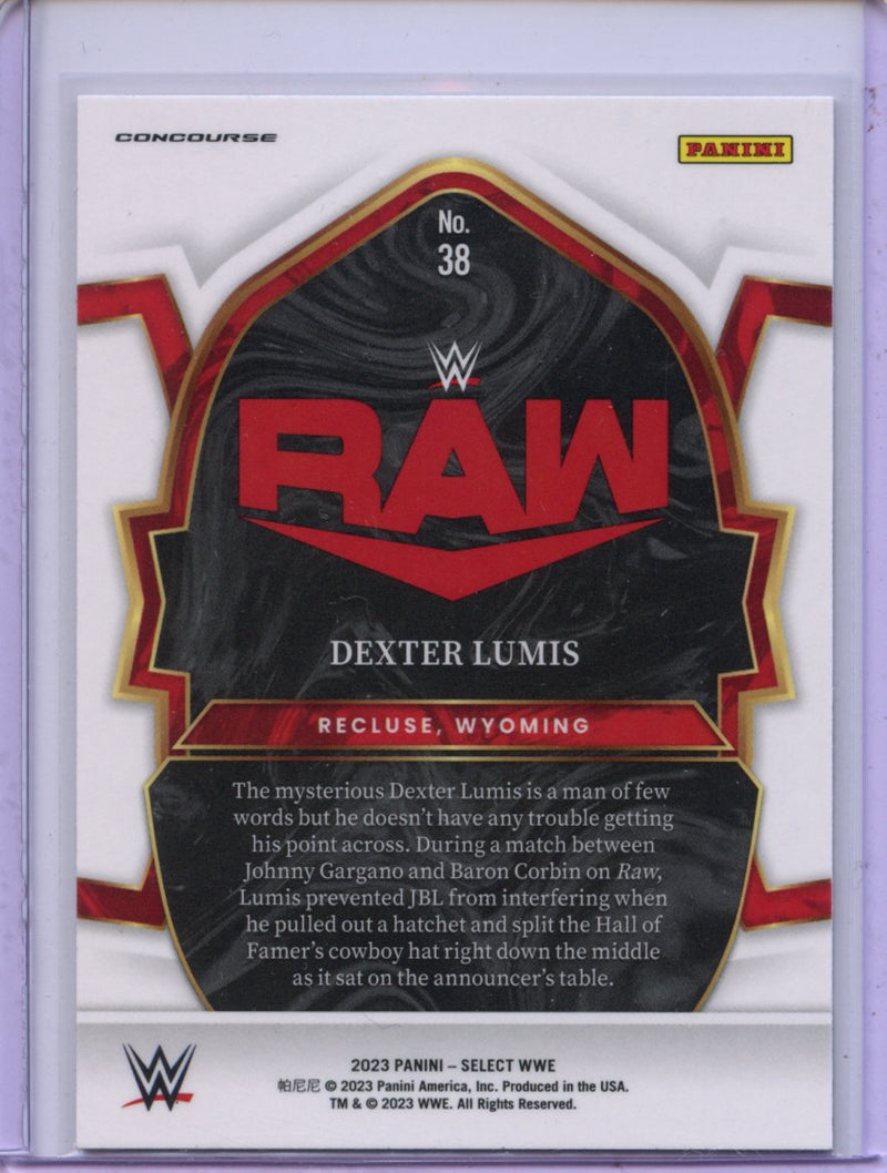 2023 Panini Select WWE Dexter Lumis Concourse