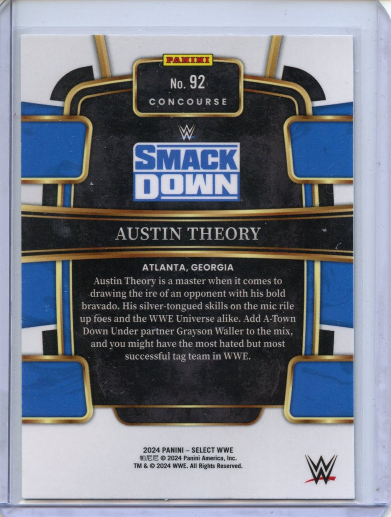 2024 Panini Select WWE Austin Theory Concourse