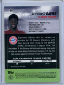 2021-22 Topps Stadium Club Chrome UEFA Champions League Alphonso Davies