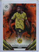 2023-24 Topps UEFA CC Youssoufa Moukoko Inferno Foil