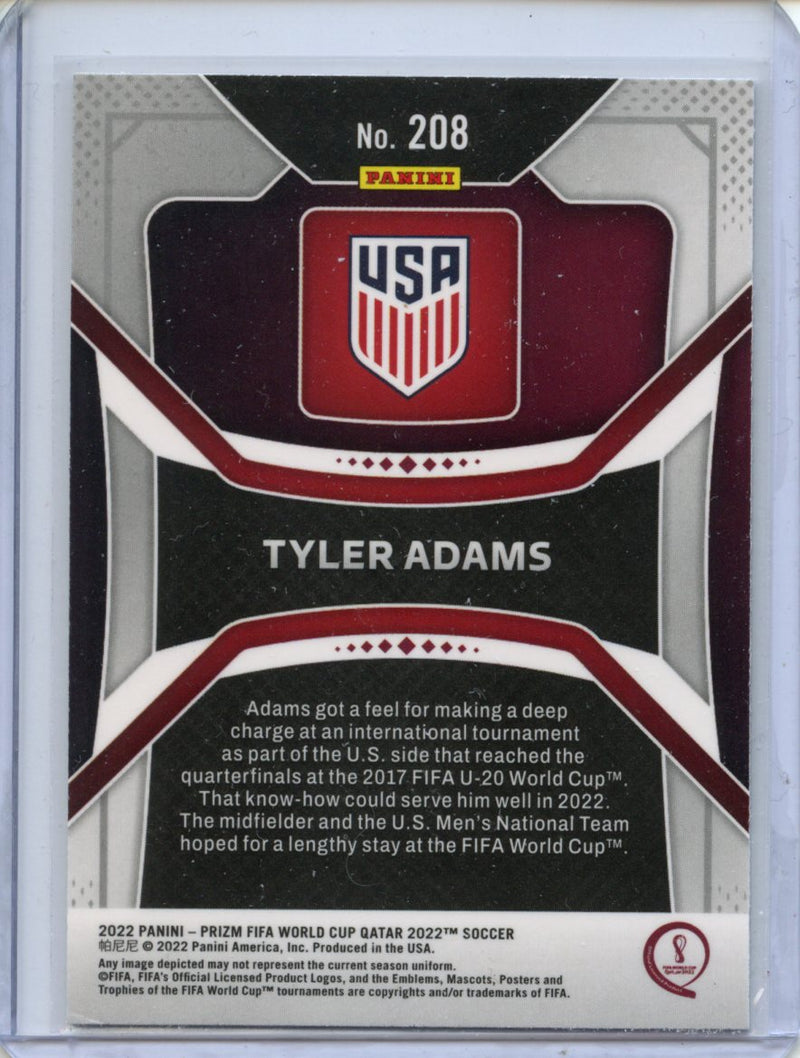 2022 Panini Prizm FIFA World Cup Qatar Tyler Adams