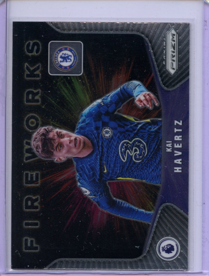 2021-22 Prizm Premier League Kai Havertz Fireworks