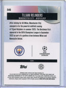 2025-26 Topps Finest UEFA Tijjani Reijnders