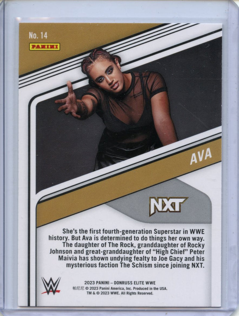 2023 Panini Donruss Elite WWE Ava Red
