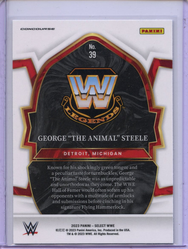 2023 Panini Select WWE George "The Animal" Steele Concourse