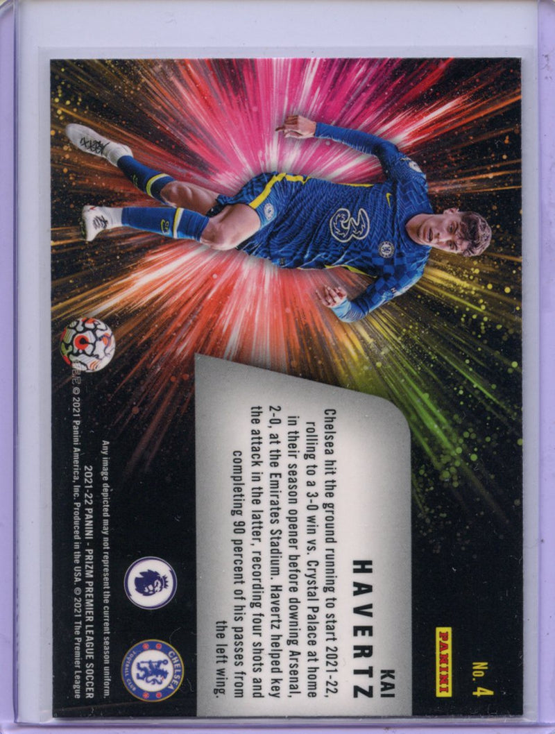 2021-22 Prizm Premier League Kai Havertz Fireworks