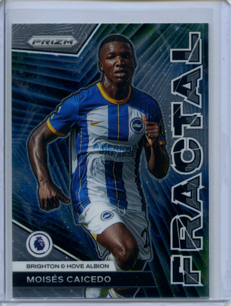 2022-23 Panini Prizm Premier League Moises Caicedo Fractal