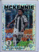 2024-25 Topps Chrome UEFA Club Comps Weston McKennie Speckle