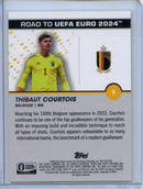 2023-24 Topps Pristine Road To Euro Thibaut Courtois